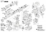 Bosch 3 611 B64 072 GBH 5-40 Rotary Hammer GBH5-40 Spare Parts